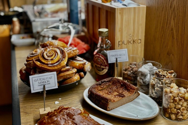petit déjeuner automnal à ovyo hotel